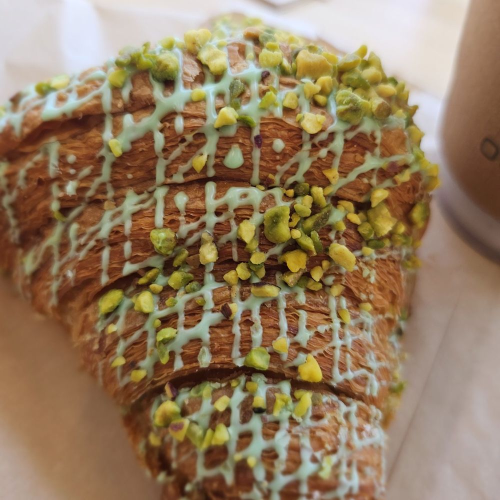 Outpost Coffee - Pistachio croissant - Coffee & Tea Near Me - Diamond Bar, California Outpost Coffee - Pistachio croissant - Coffee & Tea Near Me - Diamond Bar, California