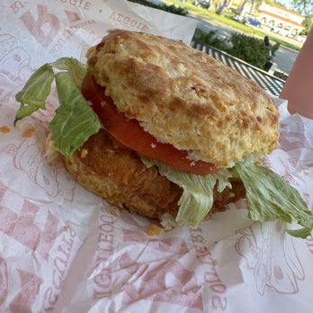 Rise Southern Biscuits & Righteous Chicken - Chicken club - bacon added after - Chicken Shop Near Me - Winter Park, Florida