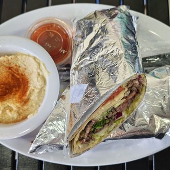 Elite Week: Shawarma House - Beef Shawarma Wrap with hummus and hot sauce - Yelp Events Near Me - San Diego, California Elite Week: Shawarma House - Beef Shawarma Wrap with hummus and hot sauce - Yelp Events Near Me - San Diego, California