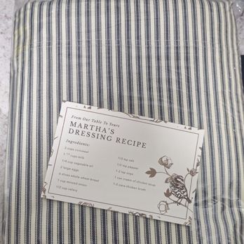 Red Land Cotton - Sheet set included a recipe for dressing. Nice touch. - Home Decor Near Me - Moulton, Alabama Red Land Cotton - Sheet set included a recipe for dressing. Nice touch. - Home Decor Near Me - Moulton, Alabama