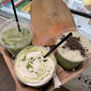Concerto Bakery - Iced Mulberry matcha / Matcha einspanner / Matcha frappuccino - Bakeries Near Me - Los Angeles, California