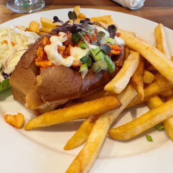 Firefish Grill - Lobster Roll, before I dug in. - New American Near Me - Santa Cruz, California Firefish Grill - Lobster Roll, before I dug in. - New American Near Me - Santa Cruz, California