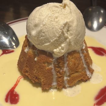 Mike's American - Warm White Chocolate Bread Pudding - American Near Me - Springfield, Virginia Mike's American - Warm White Chocolate Bread Pudding - American Near Me - Springfield, Virginia