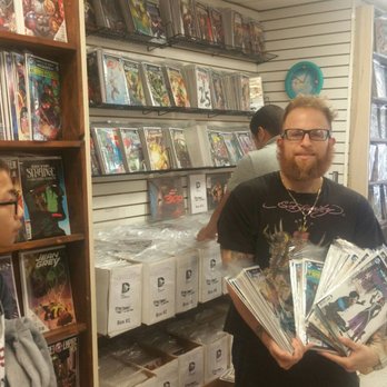 Bulletproof Comics - John G. Buying up the store on our Grand Re-opening day 9/1/17 - Comic Books Near Me - Brooklyn, New York Bulletproof Comics - John G. Buying up the store on our Grand Re-opening day 9/1/17 - Comic Books Near Me - Brooklyn, New York