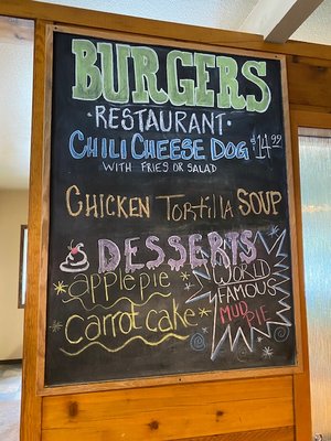 Menu photo 7 Burgers Restaurant Mammoth Lakes, CA
