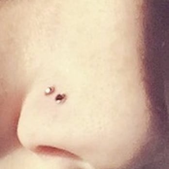 Epic Tattoos - Double nose piercing by Cat - Tattoo Near Me - Fort Worth, Texas