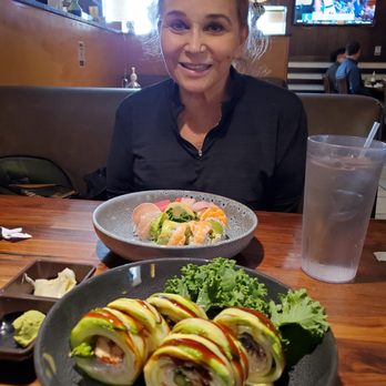 Sapporo Sushi - Protein Roll and Rainbow Roll - Japanese Near Me - Long Beach, California
