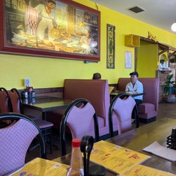La Morena Family Restaurant - My view from my seat inside the north dining space.