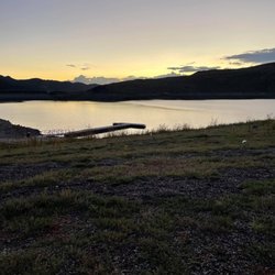 Minersville Lake - The reservoir at sunset