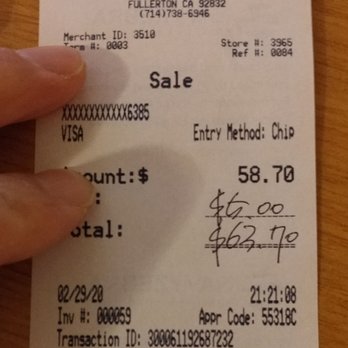 Hello Sushi - They had faked the check and stolen $3 dollars. I wrote $63.70 on the check, and they fixed it at $66.70. It is unbelievable! - Sushi Bars Near Me - Fullerton, California Hello Sushi - They had faked the check and stolen $3 dollars. I wrote $63.70 on the check, and they fixed it at $66.70. It is unbelievable! - Sushi Bars Near Me - Fullerton, California
