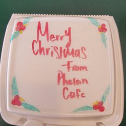 Phelan Cafe - Leftover food box!