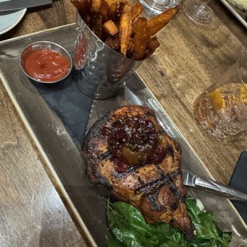 GRANVILLE - Thick-Cut Pork Chop - New American Near Me - Studio City, California GRANVILLE - Thick-Cut Pork Chop - New American Near Me - Studio City, California