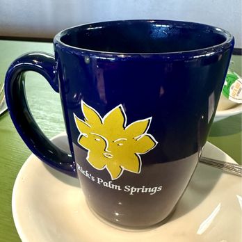 Rick's Restaurant - Jumpstartin the day with a cuppa joe at Rick's. - Cuban Near Me - Palm Springs, California