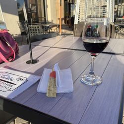 Sushi Ai - That glass of wine was $7.00. Might slim pour if you ask me.