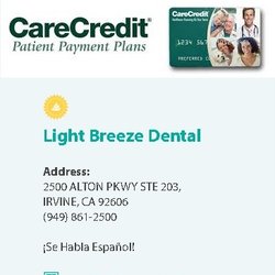 Light Breeze Dental - Payment Plans Available