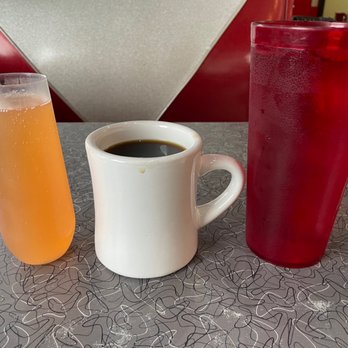 Daisy Dukes Diner - Mimosa, Community Coffee, water - Southern Near Me - Kenner, Louisiana Daisy Dukes Diner - Mimosa, Community Coffee, water - Southern Near Me - Kenner, Louisiana