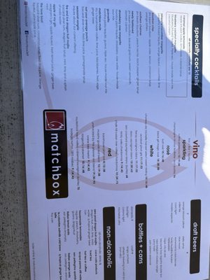 Menu photo 8 matchbox Sunrise, FL Menu photo 8 matchbox Sunrise, FL