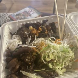 My lemongrass pork vermicelli take out was not lemongrass at all, more like candy pork. Not my recommend.