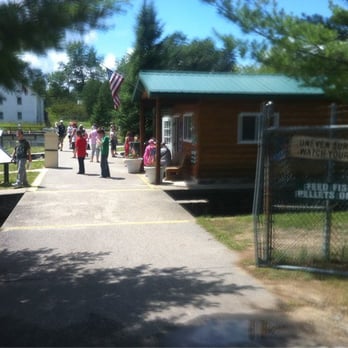 Grayling Fish Hatchery - Entrance - Fishing Near Me - Grayling, Michigan