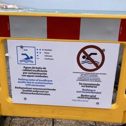 Playa Jardín - Beaches are closed since July due to bad water quality