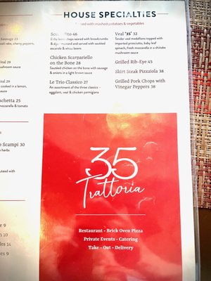 Menu photo 5 Trattoria 35 Bayside, NY