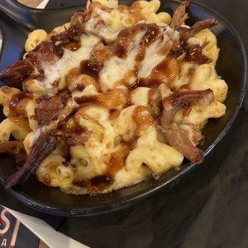 Ford's Garage Plano - Pulled Pork Max n Cheese! Deeee-Lish! - Burgers Near Me - Plano, Texas Ford's Garage Plano - Pulled Pork Max n Cheese! Deeee-Lish! - Burgers Near Me - Plano, Texas
