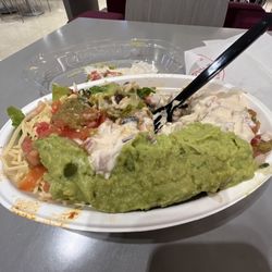 Z-Teca - Grilled chicken with Guac. Huge portions at this location.