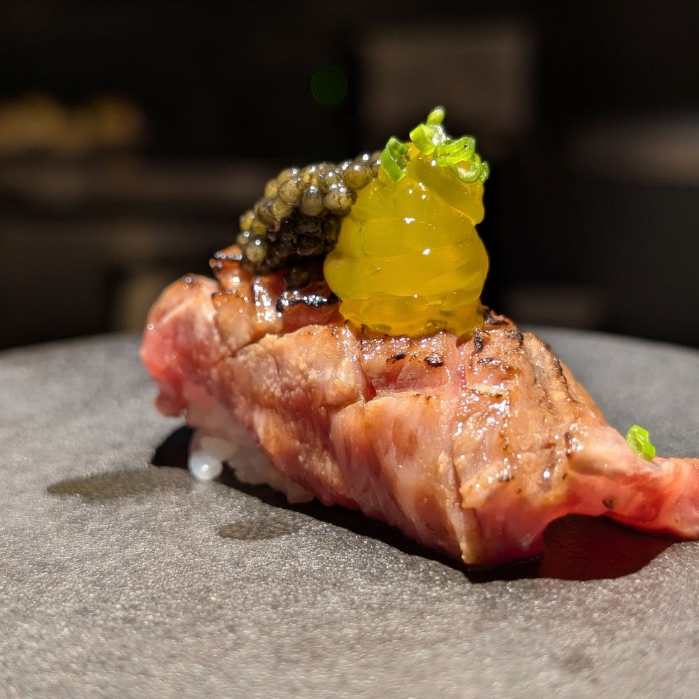 Joto - wagyu plus egg was my favorite piece - Japanese Near Me - Chicago, Illinois Joto - wagyu plus egg was my favorite piece - Japanese Near Me - Chicago, Illinois