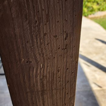 ASAP Plumbing - Hydraulic fluid on wood - Plumbing Near Me - Tempe, Arizona