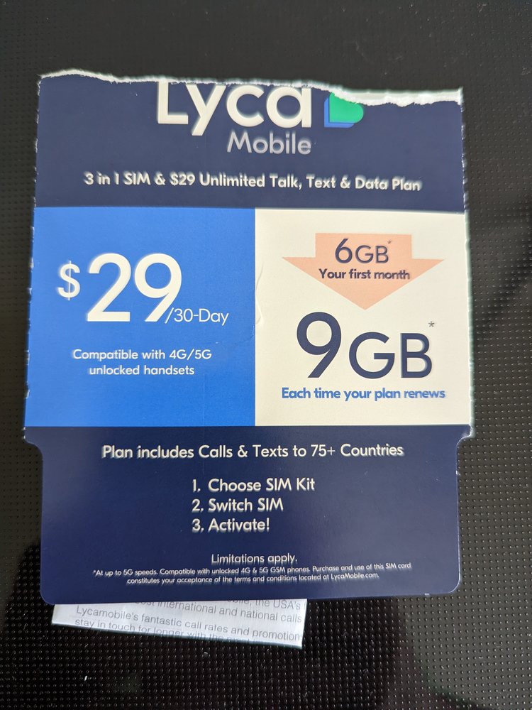LYCA MOBILE Updated July 2024 40 Reviews 570 Broad St, Newark