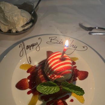 Mastro's Steakhouse - baked yellow cake with ice cream - Steakhouses Near Me - San Francisco, California Mastro's Steakhouse - baked yellow cake with ice cream - Steakhouses Near Me - San Francisco, California