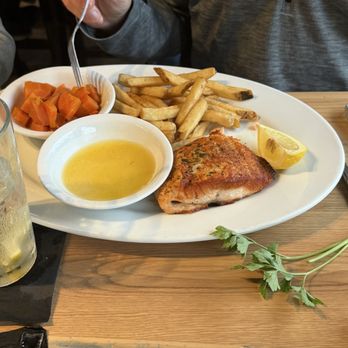 Riverside Tavern - Salmon.  Brother said it was great. - New American Near Me - Crosslake, Minnesota