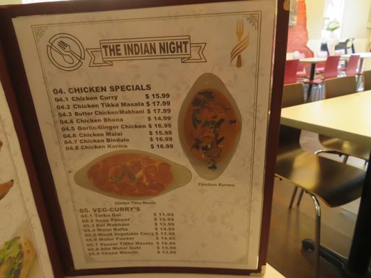 Menu photo 3 The Indian Night San Antonio, TX