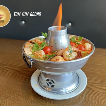 Charm Thai - Shrimp Volcano Hot Pot (Tom Yum Goong) - Thai Near Me - Silver Spring, Maryland Charm Thai - Shrimp Volcano Hot Pot (Tom Yum Goong) - Thai Near Me - Silver Spring, Maryland