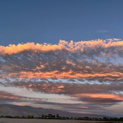 Diaz Lake Recreation Area - Amazing sky view at sunset