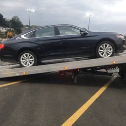 Car being towed after three hours of waiting. Car being towed after three hours of waiting.