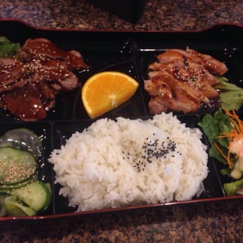 Mikuni - Beef and chicken teriyaki bento box! - Japanese Near Me - Davis, California Mikuni - Beef and chicken teriyaki bento box! - Japanese Near Me - Davis, California