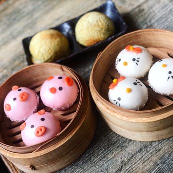 Dynasty Dim Sum - Hello Kitty Bun Piggy Bun Matcha Bun - Dim Sum Near Me - New York, New York Dynasty Dim Sum - Hello Kitty Bun Piggy Bun Matcha Bun - Dim Sum Near Me - New York, New York