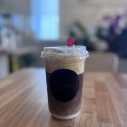 Egg cream coffee