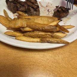 Filet and fries Filet and fries