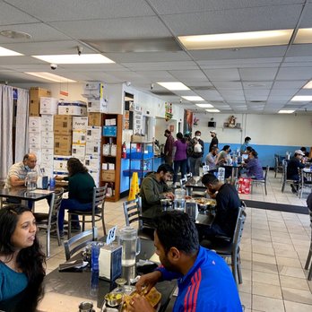 Komala Vilas - people eating in a cafeteria - Vegetarian Near Me - Sunnyvale, California Komala Vilas - people eating in a cafeteria - Vegetarian Near Me - Sunnyvale, California