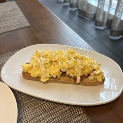 AC Lounge - Toast and eggs