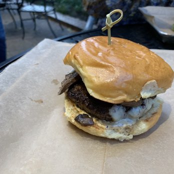 Big Buns - A custom burger with mushroom and American cheese - Burgers Near Me - Arlington, Virginia