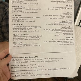 Sherman Street Beer - Menu - Brewpubs Near Me - Allentown, Pennsylvania