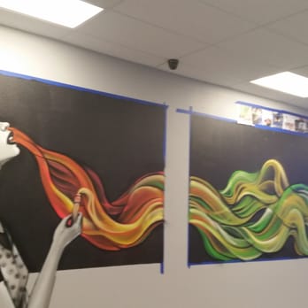 Vacaville Vaporium - Working on this awesome painting. - Vape Shops Near Me - Vacaville, California
