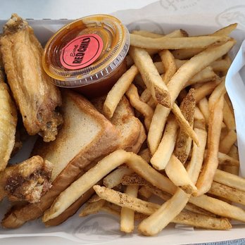 Slim Chickens - 6pc chicken, fries, Texas toast, sweet chili sauce on side. - Southern Near Me - Bowie, Maryland Slim Chickens - 6pc chicken, fries, Texas toast, sweet chili sauce on side. - Southern Near Me - Bowie, Maryland