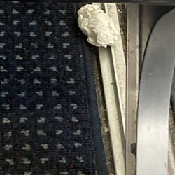 American Airlines - This is the floor they insist you put your bags on!