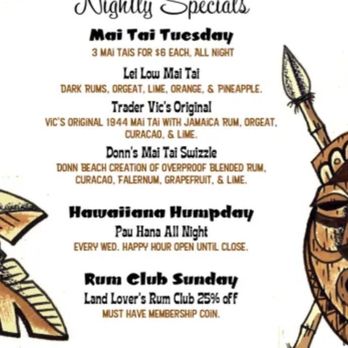 Lei Low - Specials - Cocktail Bars Near Me - Houston, Texas