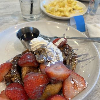 Blueberry's Grill - Cinnamon Roll French Toast, and a side of eggs - Breakfast & Brunch Near Me - Myrtle Beach, South Carolina Blueberry's Grill - Cinnamon Roll French Toast, and a side of eggs - Breakfast & Brunch Near Me - Myrtle Beach, South Carolina