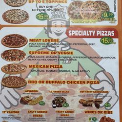Buy any $15.99  Pizza and get the second one half a price